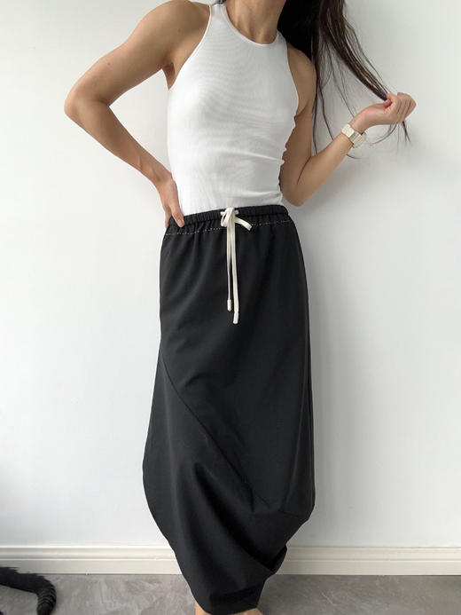 VC｜SS25016 Shanti bold skirt   [半身裙 黑 ] 商品图0