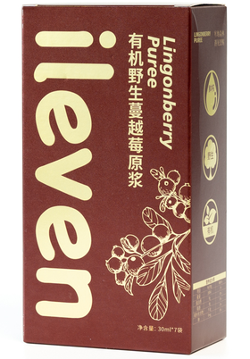 ileven蔓越莓原浆盒装 30ml*7袋/盒