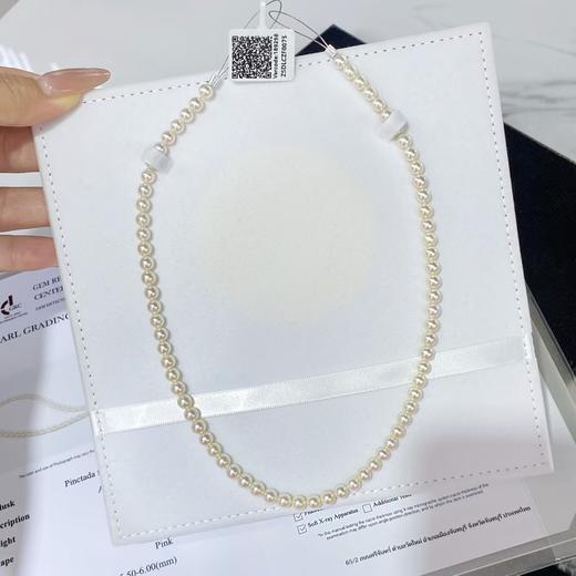 5.5mm-6mm akoya珍珠项链 商品图0