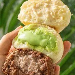 六块腹肌 爆浆冰面包【豆乳、巧克力、开心果三种口味】 商品图2