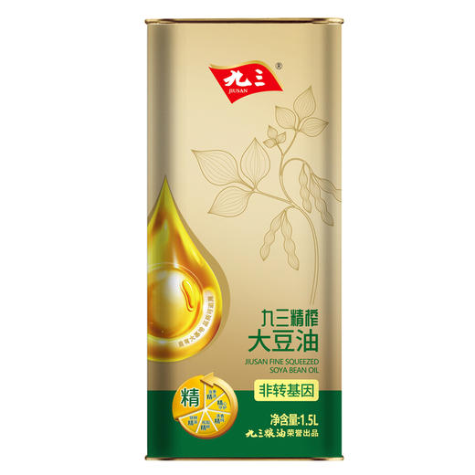 【中国农垦】九三精榨一级大豆油1.5L 商品图2
