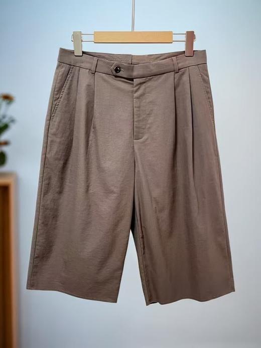 【超值特卖】潮牌0705亚麻膝盖下六分裤-喜出 商品图1