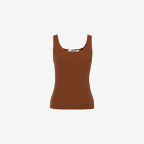 【商场同款】诗凡黎天丝针织背心2025夏新款显白上衣女3G6130802