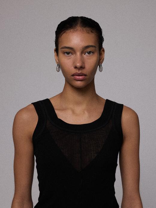 TINOM｜'020225 Folium 叶刻耳钉 [ 银 ] 商品图4