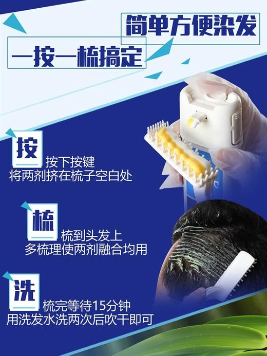 美源日本原装进口自己在家染发剂膏植物纯男士专用遮白发天然80克 商品图2
