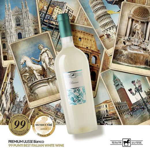LM99满分金奖！畅销米其林三星餐厅！马术甄选白葡萄酒 Tenuta Ulisse Bianco Premium 2021 商品图1