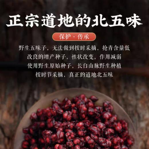 【东北“红宝石”，失眠者福音】长白山特产 道地北五味 五脏俱养 药食同源 本草纲目记载改善睡眠质量，减轻疲劳，提高精神状态 商品图3