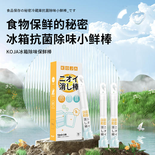 KOJA 冰箱除味棒（2盒6支）（赠一盒茶垢清洁剂） 商品图0