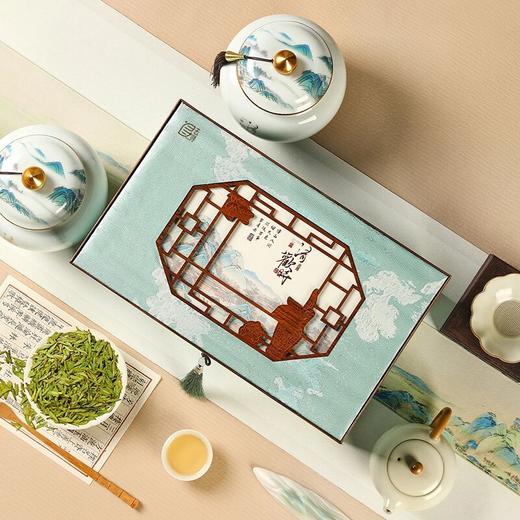 【一品江南礼盒】去寻头春头采明前特级龙井茶罐国风高奢茶礼送礼茶叶 商品图2