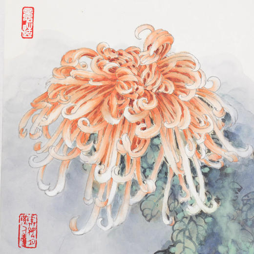 叶泉《虽言异兰穗》国画原作68CM*45CM 手绘宣纸花卉作品 商品图2