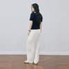 【商场同款】诗凡黎老钱风白色休闲裤2025夏新款直筒裤3G5151681 商品缩略图4
