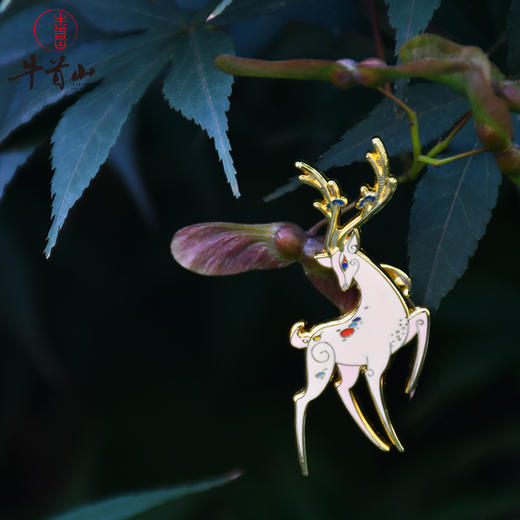 牛首山文创金属瑞兽徽章套装南京纪念礼品送朋友国潮礼品 商品图2