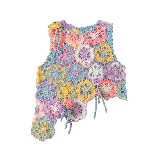 苏苏姐家恋星背心手工diy钩针编织段染羊毛线毛线团材料包 商品图4