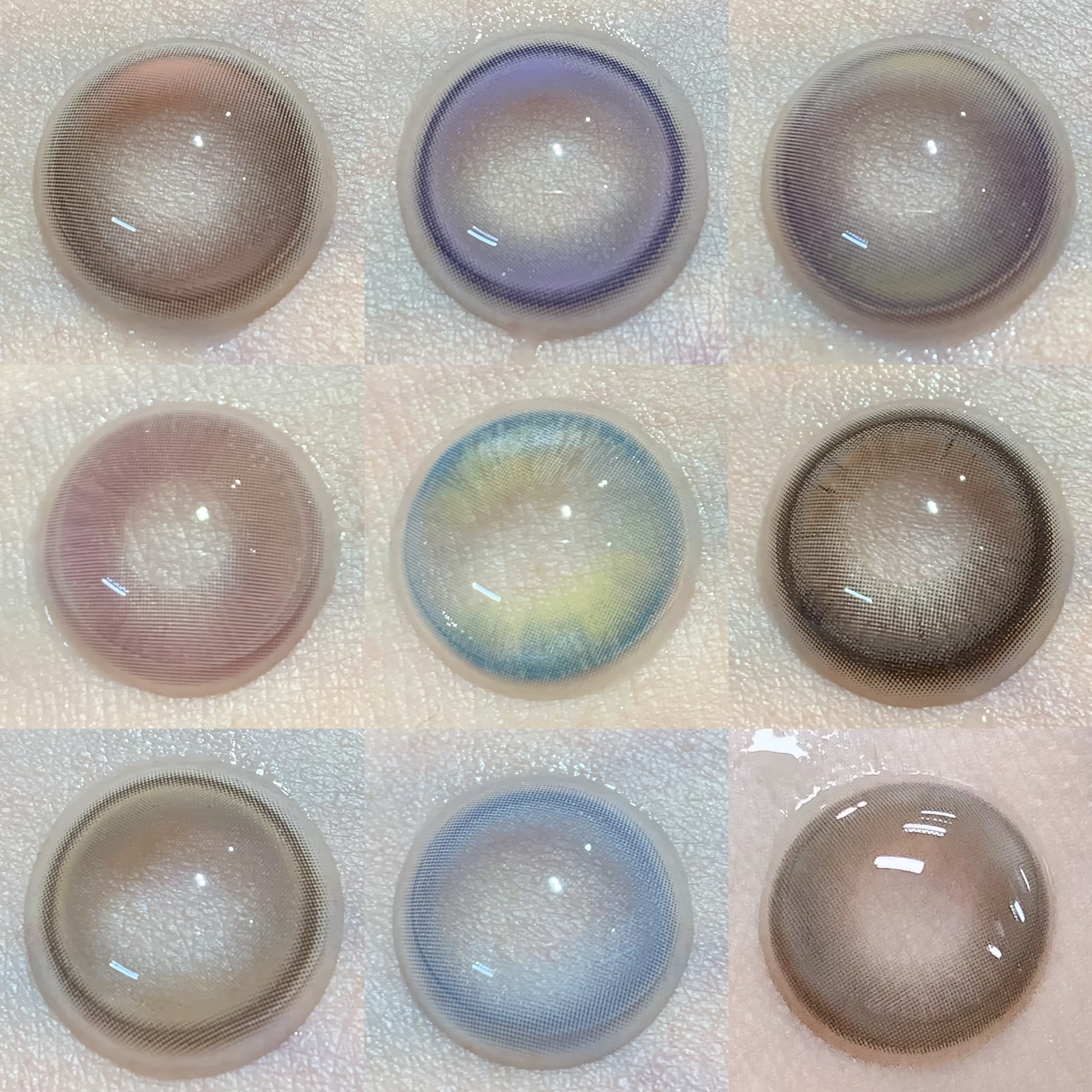 mimipark 半年抛99三副、黑桃K碧光蝶语沉沦粉海雾睡眠艺术家不加糖