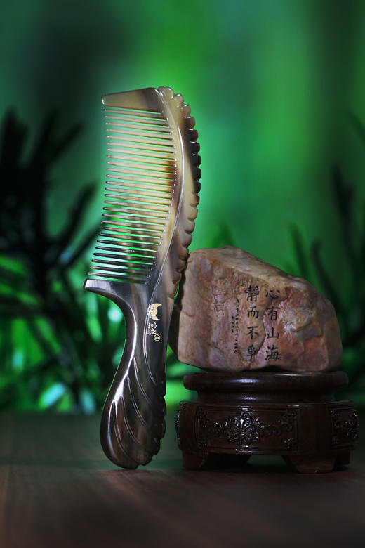 20CM花手柄梳 商品图0