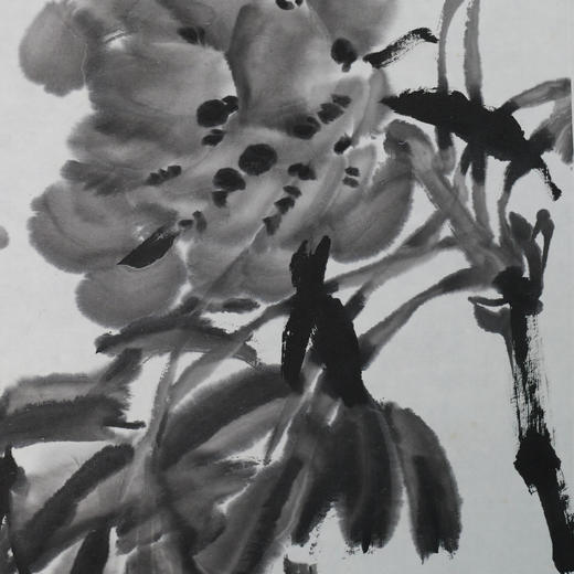 陈太一《牡丹花》国画原作33CM*33CM 手绘宣纸花鸟作品 商品图4