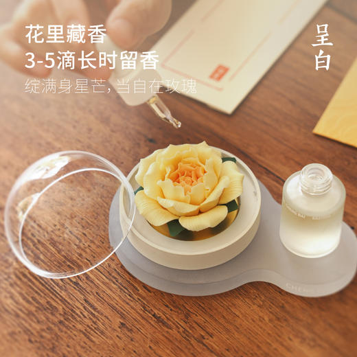 呈白 【潇飒玫瑰】非遗瓷花香薰礼盒香氛礼物 商品图2