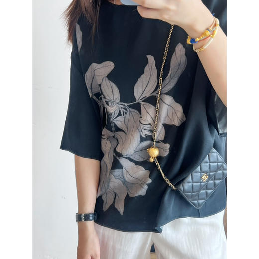 2507315    之禾 圆领五分袖上衣 商品图7