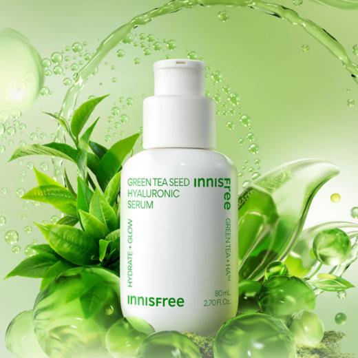 韩国innisfree悦诗风吟绿茶籽清爽补水精华80ml 商品图0