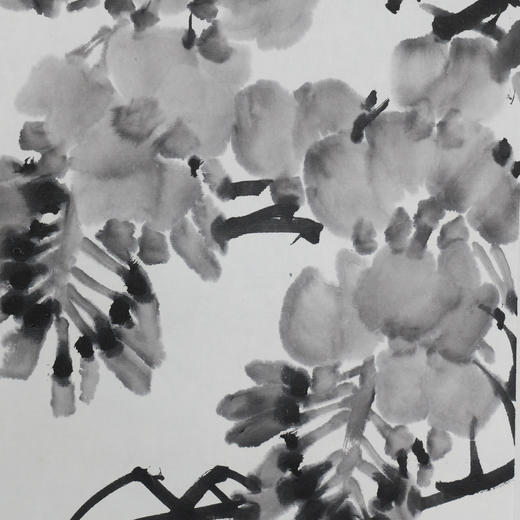 陈太一《紫藤花》国画原作33CM*33CM 手绘宣纸花鸟作品 商品图4