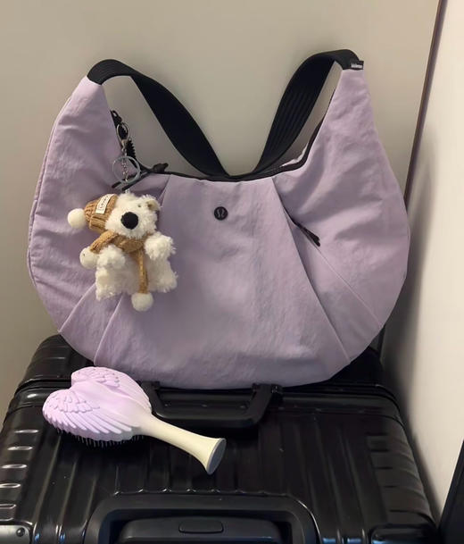 lu家Pleated系列10L单肩牛角包 商品图5