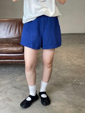 Manuelle Guibal 2色麻质短裤