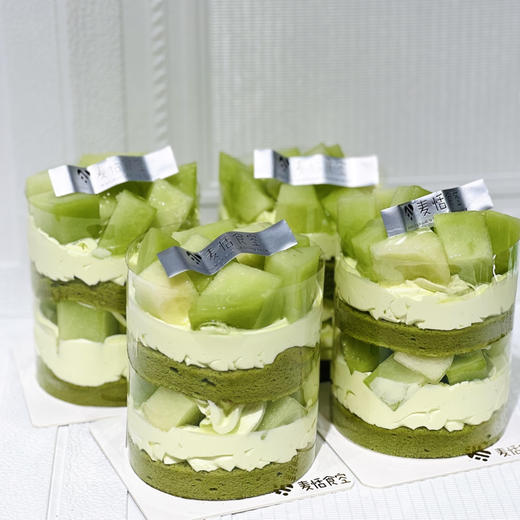 夏日蜜语  抹茶乳酪胚   玫珑蜜瓜茉莉奶油  鲜玫珑蜜瓜 商品图0