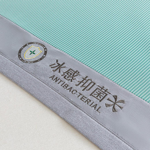 开学季 送枕套！冰感抗菌凉席宿舍冰丝席 凉感纤维与纳米冰丝黄金配比 凉爽触感 抑菌更健康 3D透气蜂窝层不闷热 商品图2