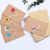 创意信纸信封套装 写信的信纸手写留言小卡片节日贺卡情人节表白干花信笺纸复古牛皮纸 随机1套 商品缩略图2