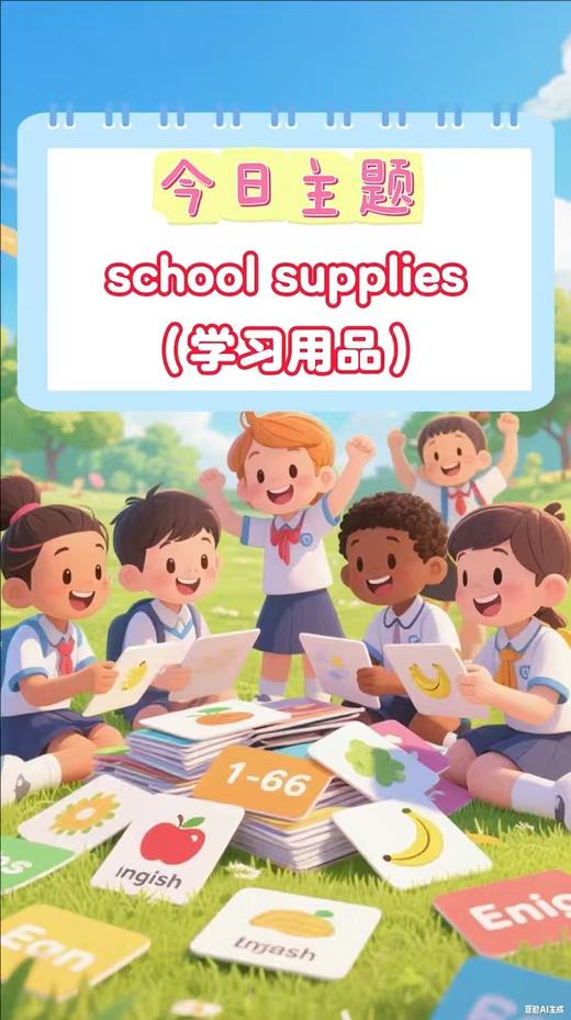 Lesson9 《school supplies》学习用品 第三节 商品图0