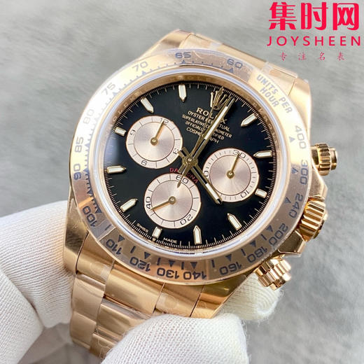 劳力士宇宙计型 VS迪通拿4131配重版 VS迪通拿全玫金款 配重版 男士腕表 丹东4131机 m126505-0001 商品图2