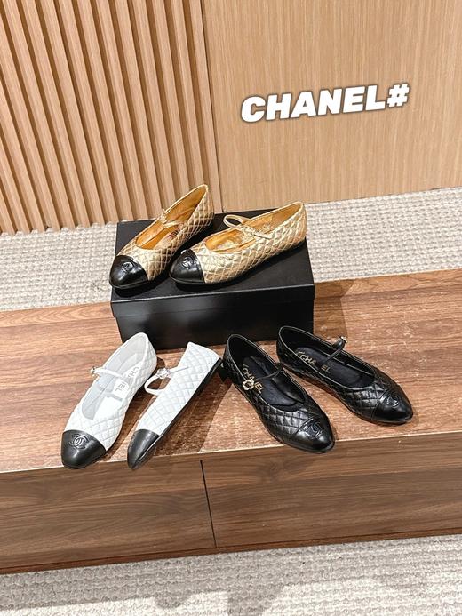 香奈儿 新款菱格玛丽珍鞋   真的一眼爱上的程度（HC） 商品图0