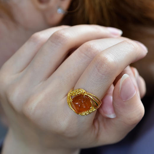 五谷丰登芬达石戒【现货14#/定制40天】 商品图6