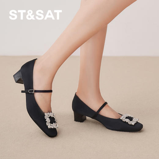 星期六优雅绸缎银河扣玛丽珍SSD3111069 商品图8