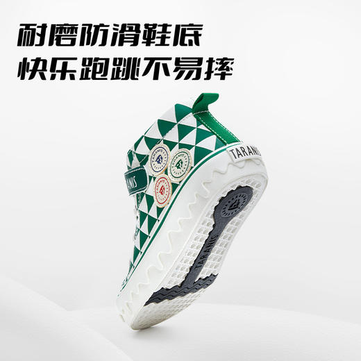 泰兰尼斯秋季小童段舒适简约棋盘格帆布鞋板鞋T02X2C2455 商品图3