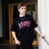 IDEVERRAY圆领夏季上衣情侣运动街头日常印花情侣时尚短袖T恤 商品缩略图0