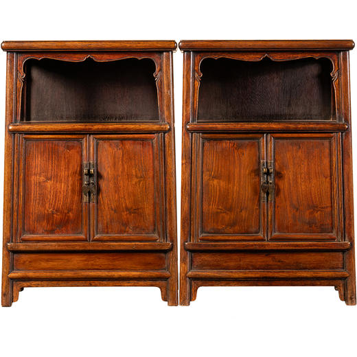 清	黄花梨亮格柜摆件（一对） 商品图5