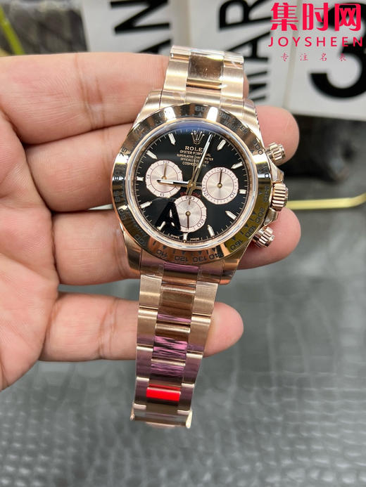 劳力士宇宙计型 VS迪通拿4131配重版 VS迪通拿全玫金款 配重版 男士腕表 丹东4131机 m126505-0001 商品图2