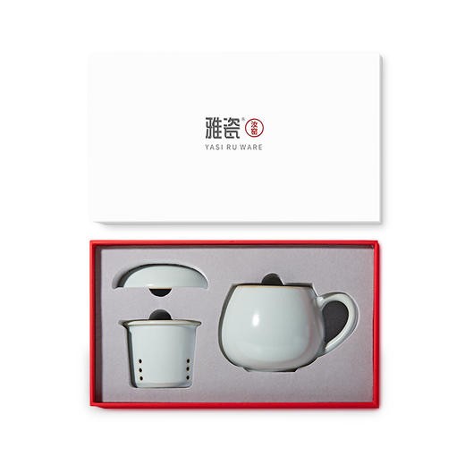 汝窑同心杯  办公杯 商品图5