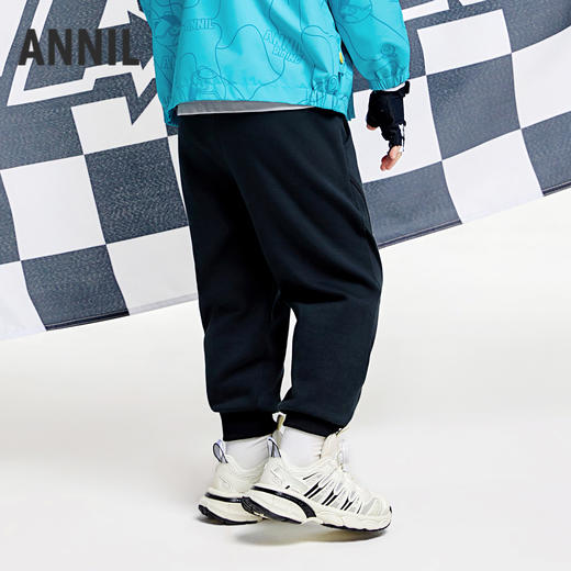 【实体店同款】男女童全腰针织长裤秋季新款安奈儿童装TM536590 商品图2