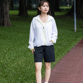 李宁凉感骑行防晒服|UPF50+,可隐藏式帽檐，两种穿法