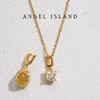 ANGEL ISLAND 「清晨雨露」水钻锆石吊坠可拆卸项链 商品缩略图3
