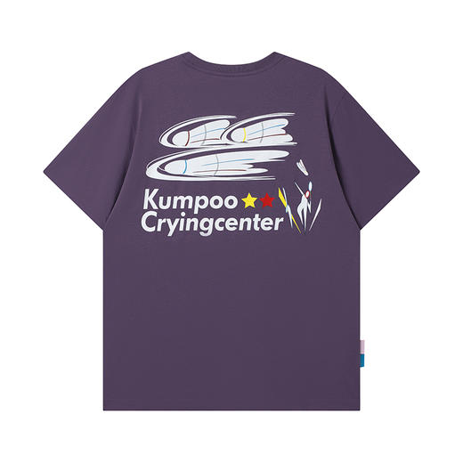 CryingCenterxkumpoo薰风羽毛球联名印花男女运动凉感吸湿速干tee 商品图9