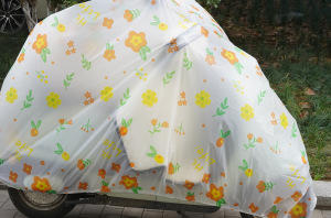 【防晒防风挡雨，让你出行无忧！】加棉加厚自行车罩 电动车车衣防雨防晒摩托车罩 电瓶车防晒罩-QA 商品图7