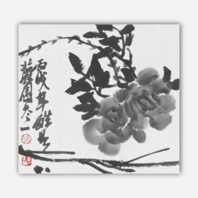 陈太一《月季》国画原作33CM*33CM 手绘宣纸花鸟作品