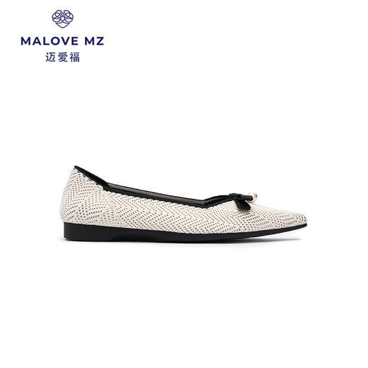 王妃鞋3.0升级MALOVE MZ法式提花编织24P20-3/BT156A浅口单鞋女 商品图4
