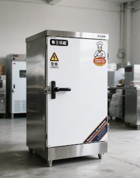 【HDXK】鲁王佰铭：6盘蒸箱 990*720*600mm 额定电压：220V/380V/50Hz 额定功率：6KW/9KW 蒸饭时间：45min 水源压力：<=0.3Mpa 商品图2