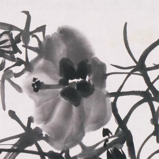 陈太一《秋葵》国画原作33CM*33CM 手绘宣纸花鸟作品 商品图3