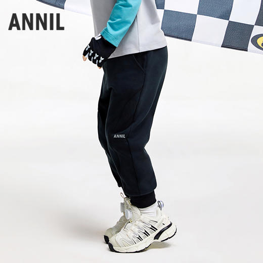 【实体店同款】男女童全腰针织长裤秋季新款安奈儿童装TM536590 商品图1