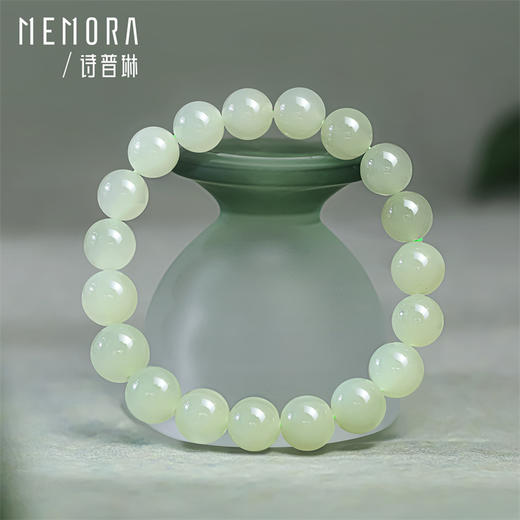 和田玉手链 中国风叠戴玉手串手链DIY搭配串珠女士礼物MEMORA诗普琳NB005001、NB007102、NB007101 商品图4